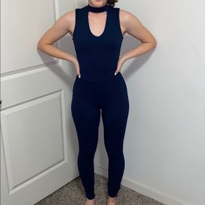 Blue Body Jumpsuit